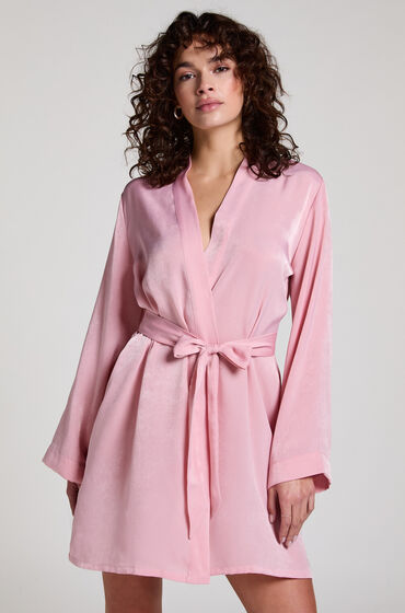 Hunkemöller Satin kimono pink