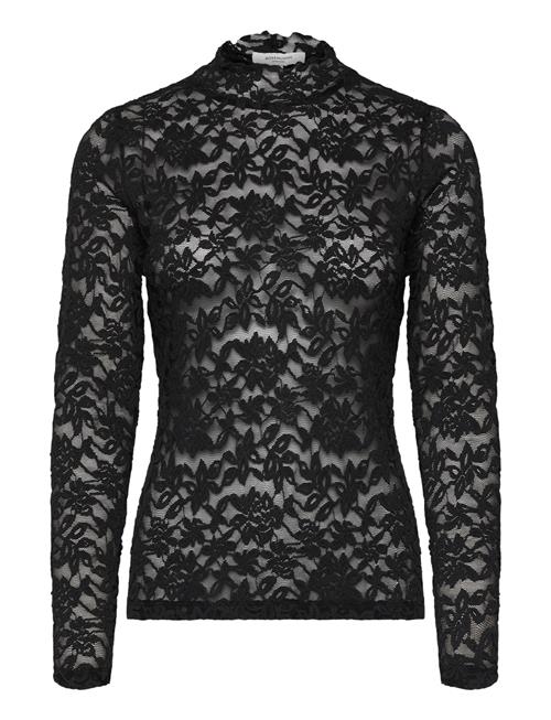 Long Sleeve Turtleneck T-Shirt Rosemunde Black