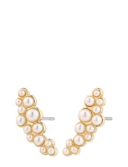 Jova Recycled Pearl Earrings Pilgrim Gold