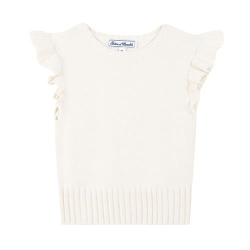 Tartine et Chocolat Strikket sweater i uldblanding Pearl Cream |  | 12 years