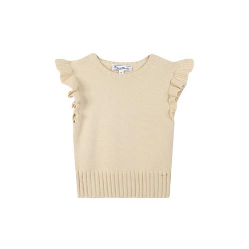 Tartine et Chocolat Elfenbensfarvet strikket sweater i uldblanding |  | 6 years