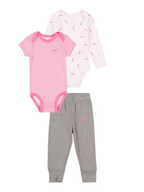 Nike Sportswear Sæt 'Essentials'  grå-meleret / pink / lyserød