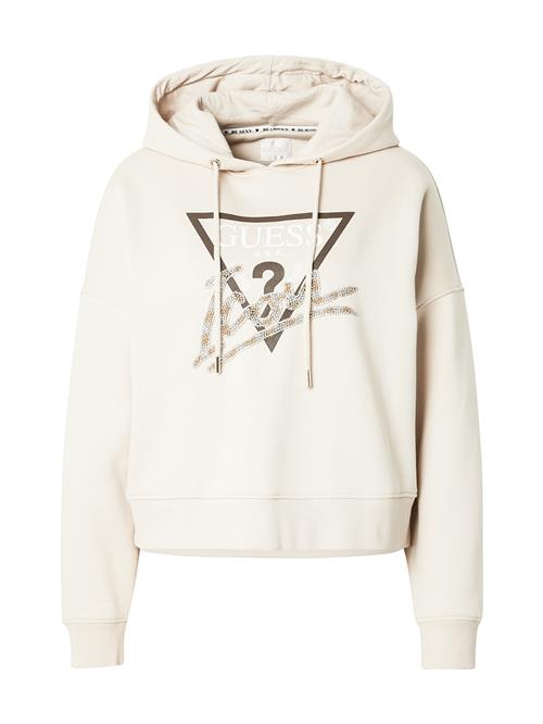 Se GUESS Sweatshirt  beige / brun / hvid ved About You