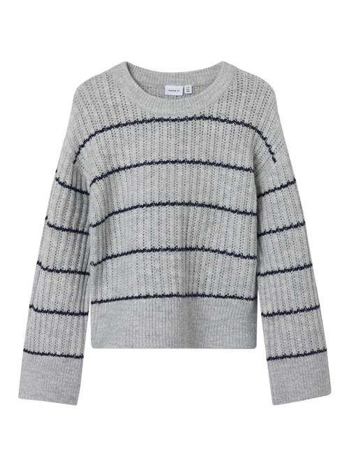 NAME IT Pullover 'NKFTitina'  grå / sort