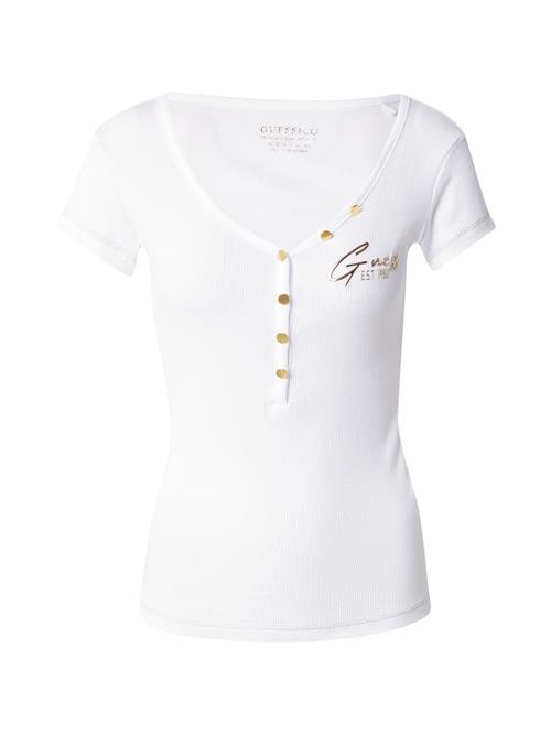 GUESS Shirts  guld / hvid