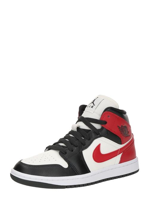 Se Jordan Sneaker high 'Air Jordan 1'  rød / sort / hvid ved About You