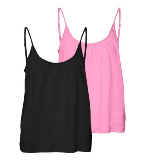 VERO MODA Overdel 'LUNA'  lys pink / sort