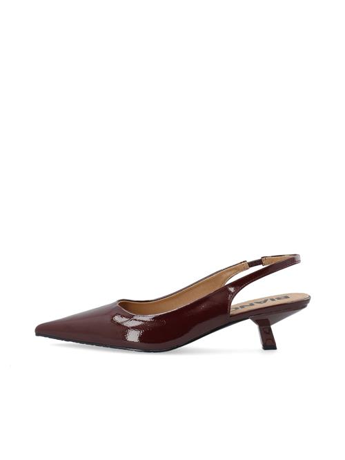 Bianco Slingpumps 'Kristin'  mørkerød