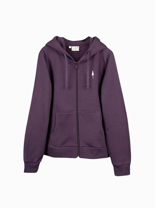 NIKIN Pullover 'TreeHoodie Zip Women'  lilla