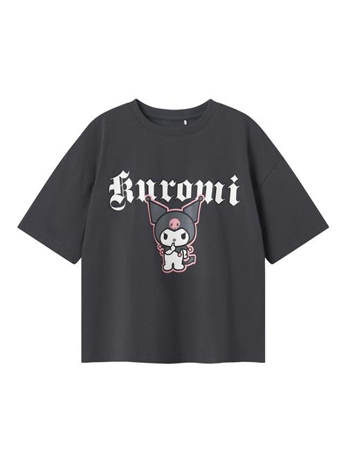 NAME IT Bluser & t-shirts 'Kuromi'  grå / lys pink / hvid