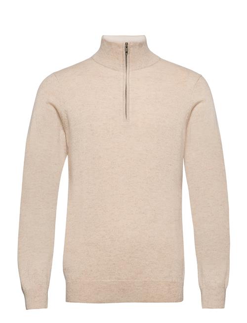 Davida Cashmere Man Half Zip Davida Cashmere Cream