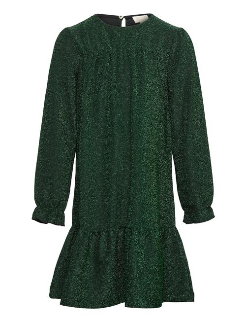 Dress Glitter Creamie Green