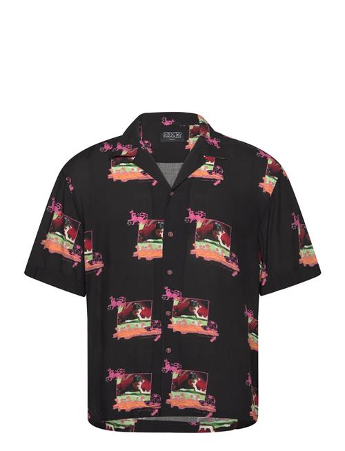 Pas De Mer Robbie Flower Shirt Pas De Mer Black