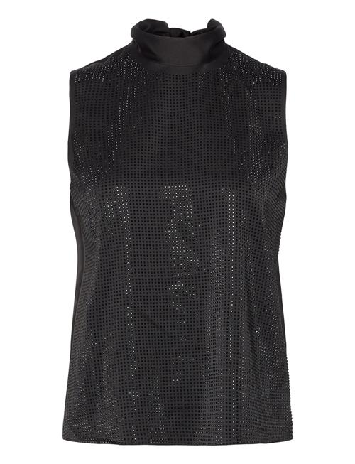 Rhinest Evening Top Karl Lagerfeld Black