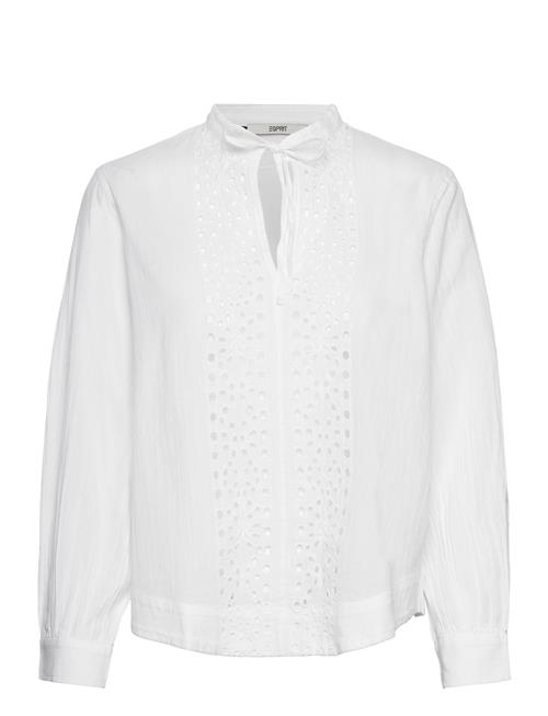 Esprit Casual Embroidered Cotton Blouse Esprit Casual White