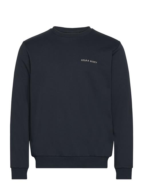 Lyle & Scott Embroidered Crew Neck Sweatshirt Lyle & Scott Navy