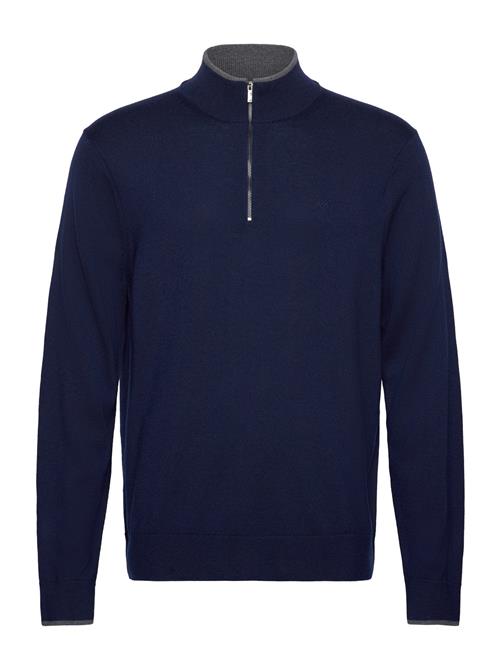 Michael Kors Core Merino Quarter Zip Michael Kors Navy