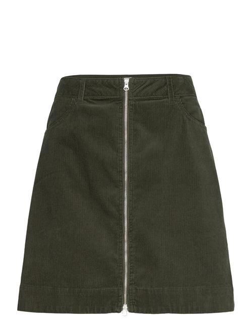 Mads Nørgaard Mini Cord Riva Skirt Mads Nørgaard Khaki