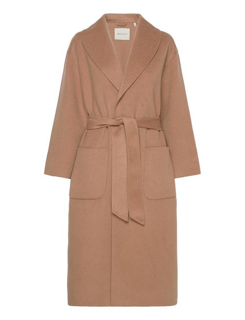 Handstitched Belted Coat GANT Beige