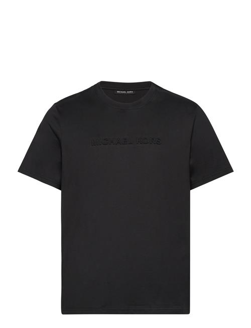 Embossed Logo Tee Michael Kors Black