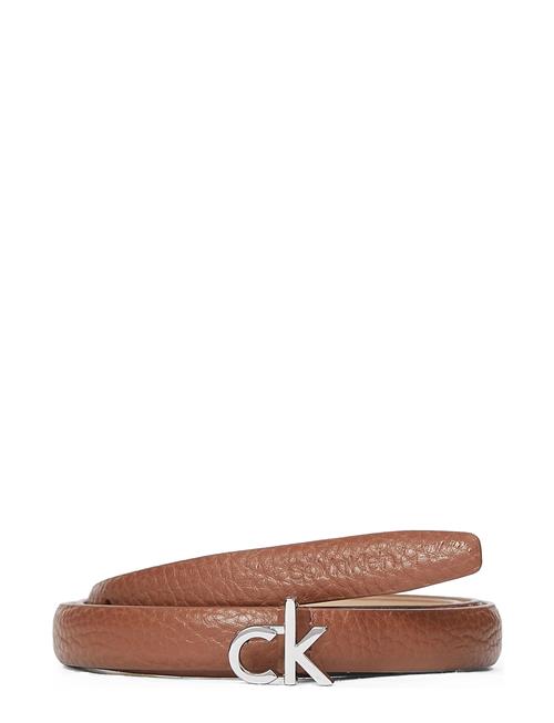 Calvin Klein Ck Thin Belt 1.5Cm Pebble Calvin Klein Brown