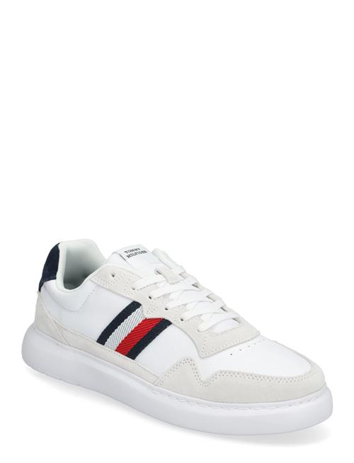 Light Cupsole Lth Mix Stripes Tommy Hilfiger White