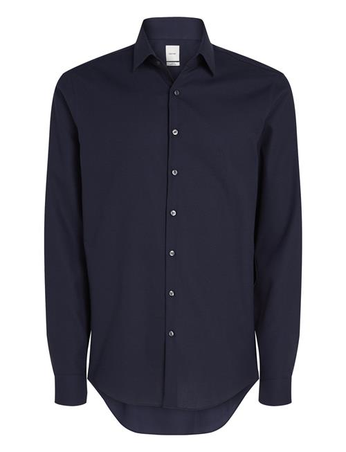 Non Iron Tonal Strct Slim Shirt Calvin Klein Navy