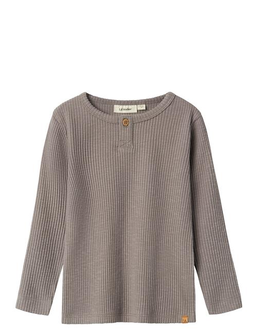 Lil'Atelier Nmmrajo Mal Ls Slim Top Lil Lil'Atelier Grey