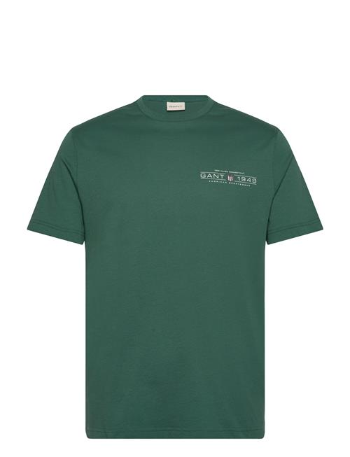 GANT Printed Graphic Ss T-Shirt GANT Green