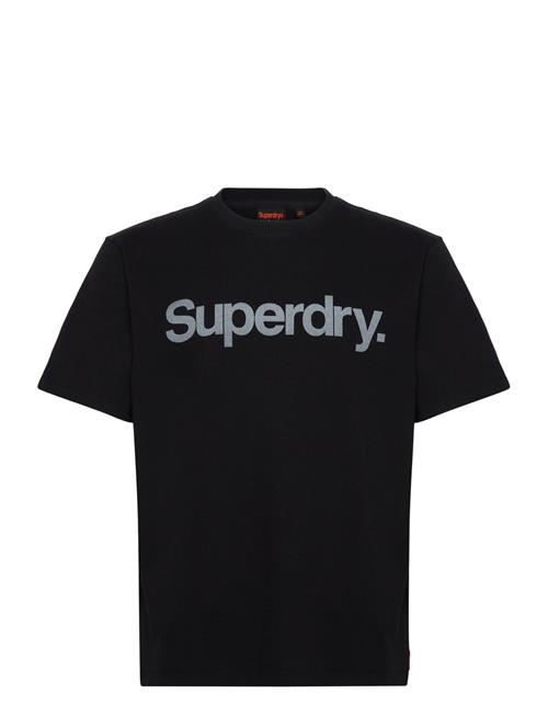 Core Logo City T Shirt Superdry Black