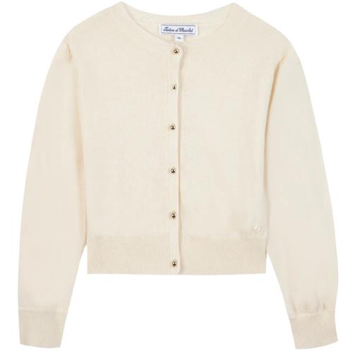 Tartine et Chocolat Uld-kashmir cardigan Perlefarve |  | 6 years