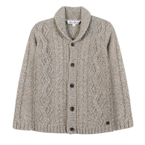 Tartine et Chocolat Cardigan i uld Kastanje | Brun | 6 years