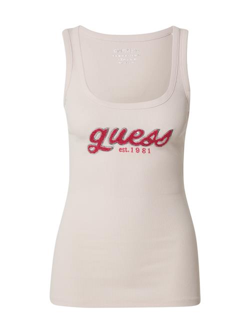 Se GUESS Overdel 'CHENILLE'  lys pink / rød / sort ved About You