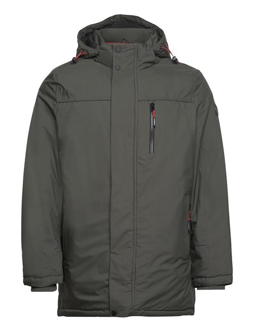 Lindbergh Hooded Parka Jacket Lindbergh Khaki