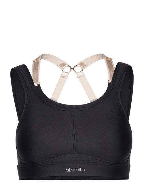 Powerful Sport Bra Moulded Cups, Black Abecita Black