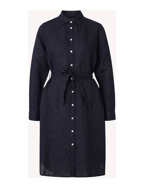 Isa Linen Shirt Dress Lexington Clothing Blue