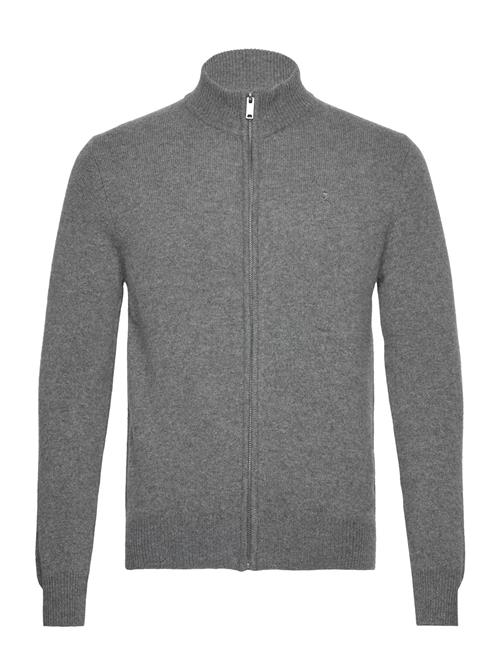 Hackett London Lambswool Fzip Hackett London Grey