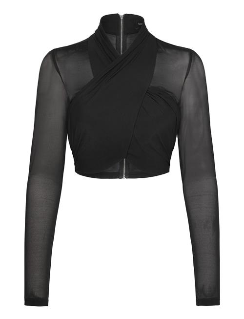 Aliyah Top Bardot Black