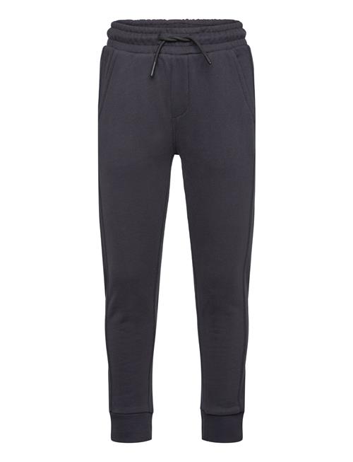 Mango Cotton Jogger Trousers With Pockets Mango Navy