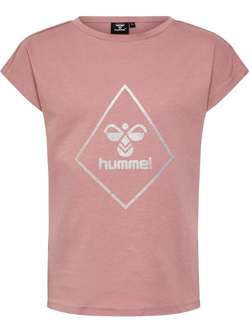 Hummel Bluser & t-shirts  sølvgrå / lys pink