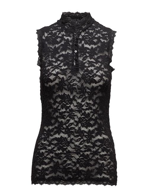 Rosemunde Full Lace Top W/ Buttons Rosemunde Black