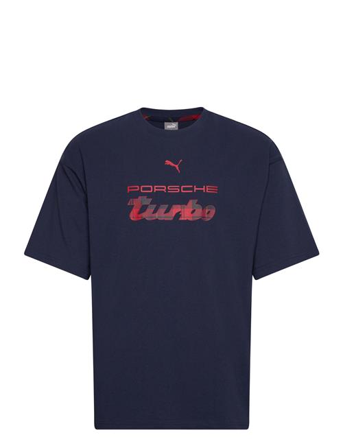 PUMA Motorsport Pl Statement Logo Tee PUMA Motorsport Navy