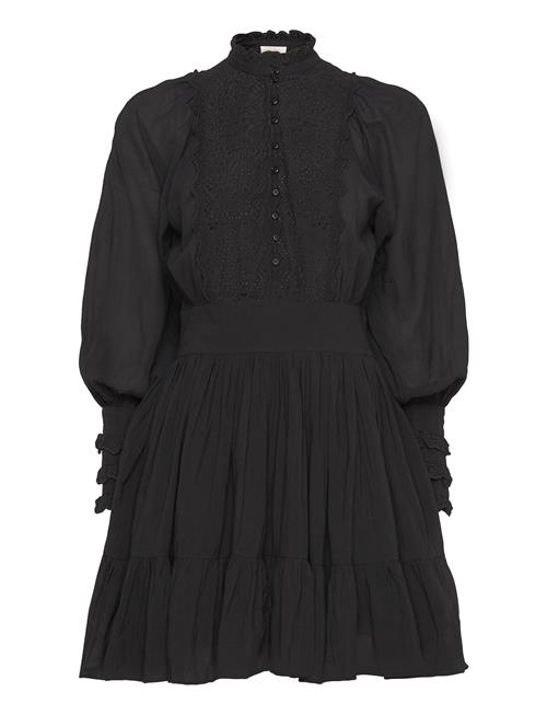 by Ti Mo Cotton Slub Mini Dress By Ti Mo Black