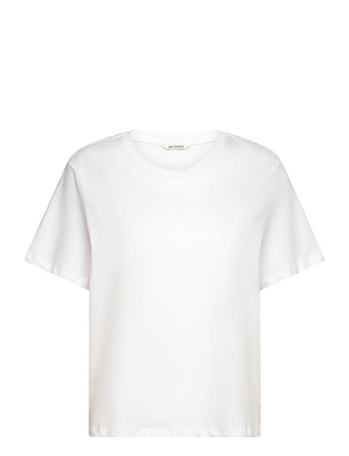 Monki Round Neck Tshirt Monki White