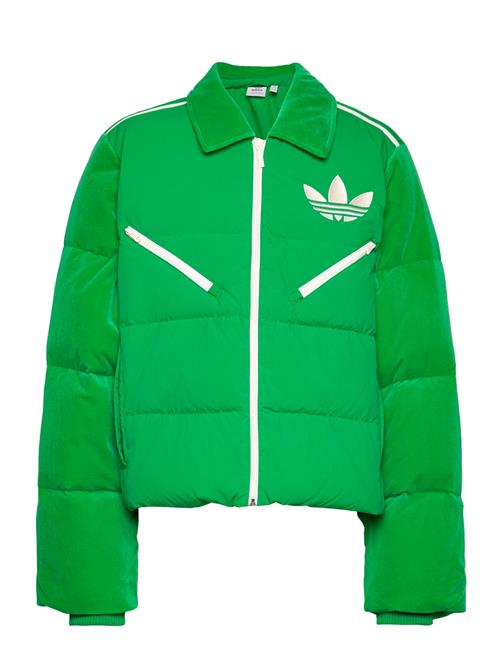 Velvet Puffer Adidas Originals Green