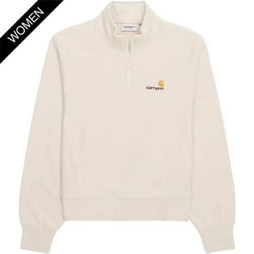 Carhartt Women W American Script High Neck Sweat Moonbeam