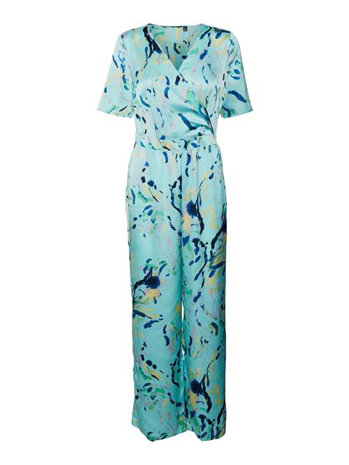 VERO MODA Jumpsuit 'HEART OLI'  navy / aqua / siv / lyseorange