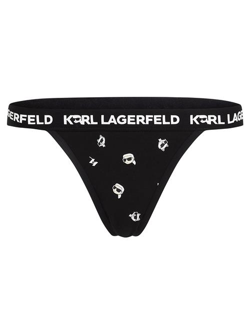 Karl Lagerfeld String 'IKON'  sort / hvid