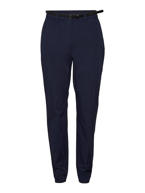 Se VERO MODA Lærredsbukser 'FLASHINO'  navy / sort ved About You