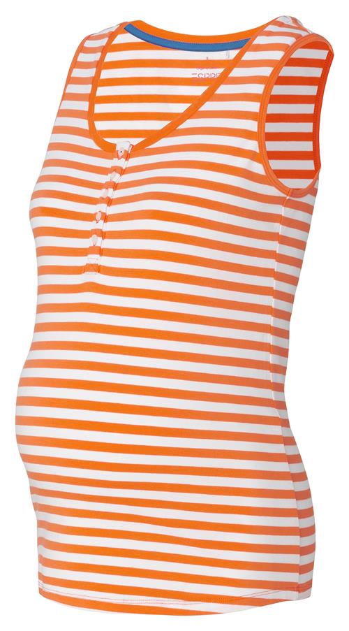 Esprit Maternity Overdel  orange / hvid